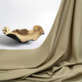 Camel brown Egyptian cotton fabric close-up