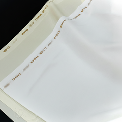 China Boyo Boski cream and off white premium unstitched fabric by Mian Cloth