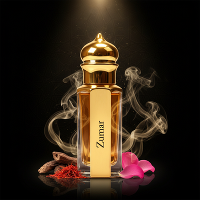 Zumar Attar premium oriental fragrance oil bottle