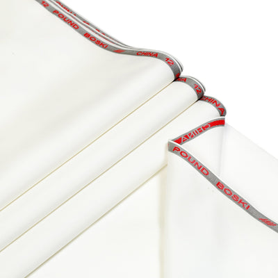 Off white Color 12 Pound China Boski unstitched fabric for men