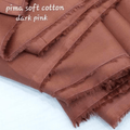 Dark pink Universal Pure Pima Soft Cotton unstitched fabric for men